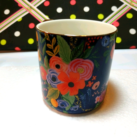 SOLD!! - 🆕 Anthropologie Floral Monogram D Cup/Mug - Picture 5 of 10